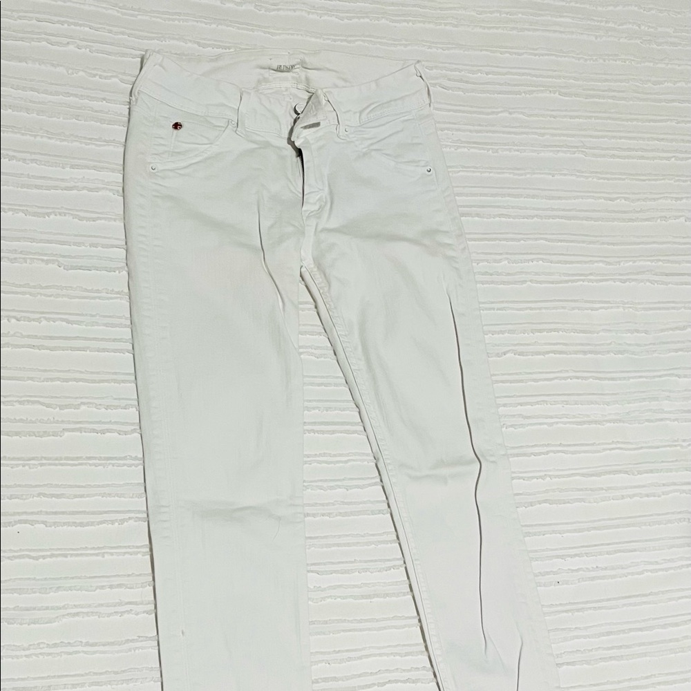 White Hudson mid rise Collin jeans size 26